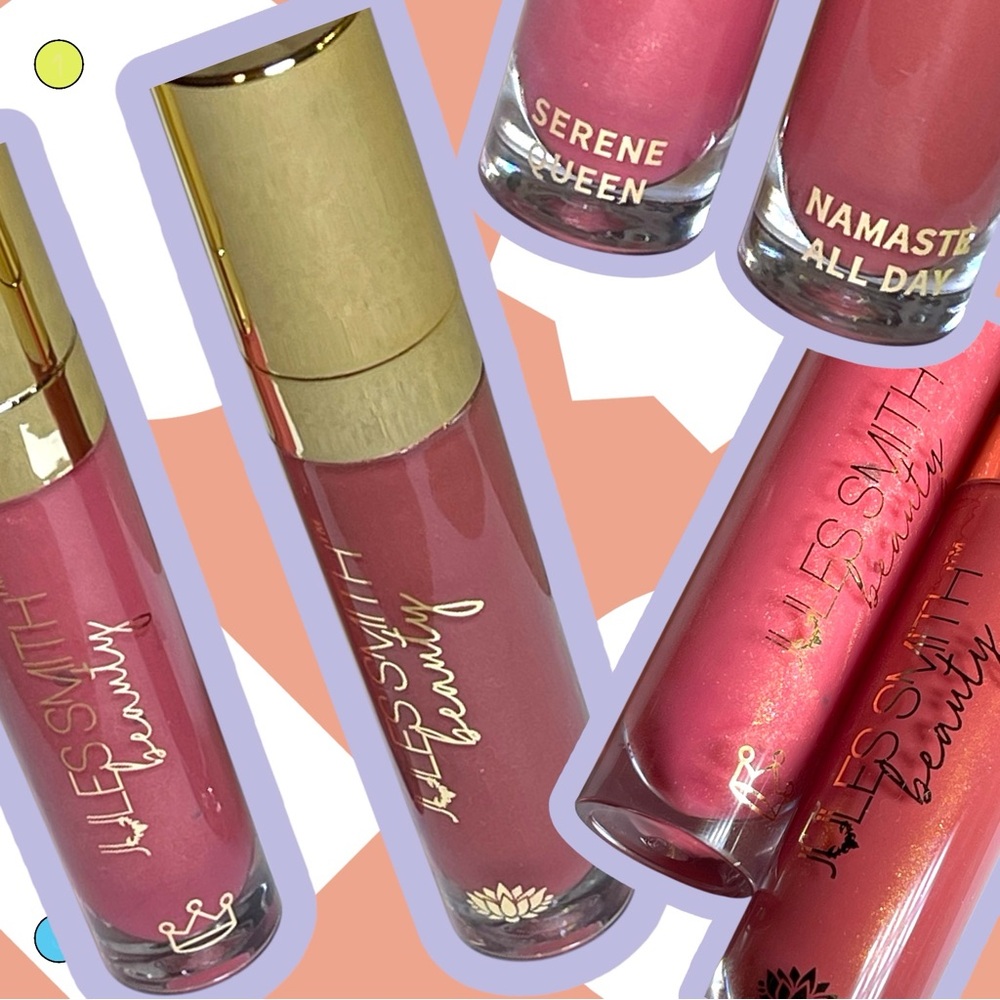 Jules Smith Beauty Power Gloss Duo in Namaste All Day & Serene Queen - New! - Picture 2 of 2